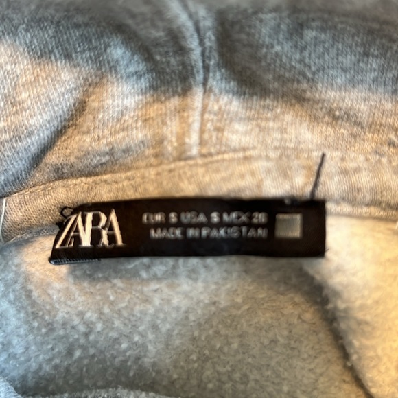 Zara - Crop hoodie sweatshirt - Picture 6 of 6